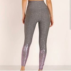 Beyond Yoga Alloy Ombré High Waisted Midi Leggings